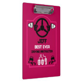 Funny Driving Instructor Gift Klemmbrett (Rechts)