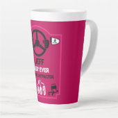 Funny Driving Instructor Gift Milchtasse (Rechte Ecke)