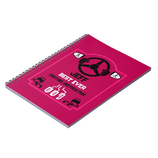 Funny Driving Instructor Gift Notizblock (Linke Seite)