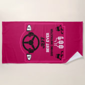 Funny Driving Instructor Gift Strandtuch (Vorderseite)
