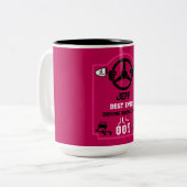 Funny Driving Instructor Gift Zweifarbige Tasse (Vorderseite Links)
