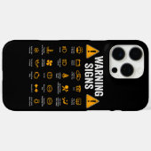 Funny Driving Warning Signs 101 Auto Mechanic Gift Case-Mate iPhone Hülle (Rückseite (Horizontal))