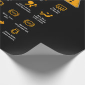 Funny Driving Warning Signs 101 Auto Mechanic Gift Geschenkpapier (Ecke)