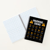 Funny Driving Warning Signs 101 Auto Mechanic Gift Notizblock (Innenseite)