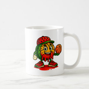 Funny Driving Watermelon Basketball Watermelon Da Kaffeetasse