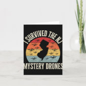 Funny Drone Lover I Survived The New Jersey Myster Karte (Vorderseite)