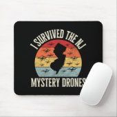 Funny Drone Lover I Survived The New Jersey Myster Mousepad (Mit Mouse)