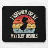 Funny Drone Lover I Survived The New Jersey Myster Mousepad (Vorne)
