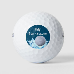 Funny Drowning Neuheit Golf Balls Golfball