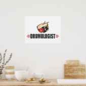 Funny Drum Poster (Küche)