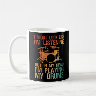Funny Drummer Art for Men Drum Player Percus Kaffeetasse