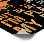 Funny Drummer Art for Men Drum Player Percus Poster (Ecke)