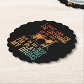 Funny Drummer Art for Men Drum Player Percus Untersetzer (angewinkelt)