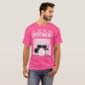 Funny Drummer Art for Men Drum Set Cooles Drumming T-Shirt (Vorne ganz)