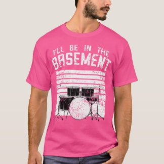 Funny Drummer Art for Men Drum Set Cooles Drumming T-Shirt