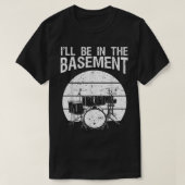 Funny Drummer Art for Men Drum Set Drumming  T-Shirt (Design vorne)