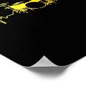 Funny Drummer Art For Men Women Kids Drumming Love Poster (Ecke)