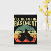 Funny Drummer Drumming Art Lovers For Men Boys Karte (Gelbe Blume)