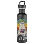 Funny Drummer Drumming Drum Kit Schlagzeug I Ehefr Edelstahlflasche (Vorderseite)