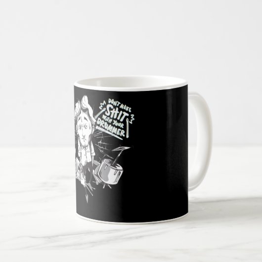 Funny Drummer Drums Gift Kaffeetasse (VorderseiteRechts)