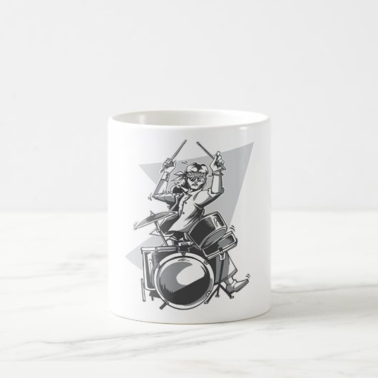 Funny Drummer Drums Gift Kaffeetasse (Mittel)