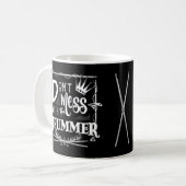 Funny Drummer Drumsticks Schlagzeug Drum Drumming Kaffeetasse (Vorderseite Links)