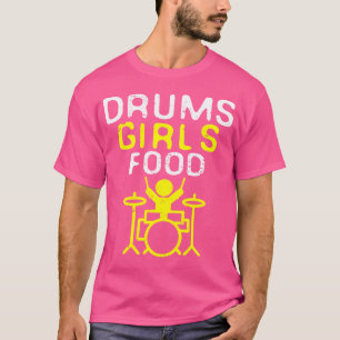 Funny Drummer Gift Cool Marching School Band Drum T-Shirt