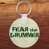 Funny Drummer Key Chains Angst der Drummer Schlüsselanhänger (Vorderseite)