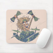 Funny Drummer Mousepad (Mit Mouse)