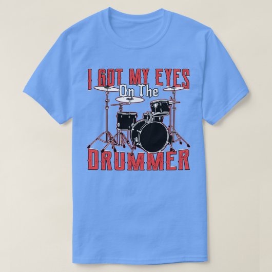 Funny Drummer Musiker und Drum Lover Geschenk Idee T-Shirt (Design vorne)