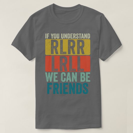 Funny Drummer Paradiddle Retro Drumming Drum Set 2 T-Shirt (Design vorne)
