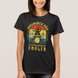 Funny Drummer Vater für Männer Drumming Daddy Drum T-Shirt