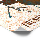 Funny Drummer Zone Drum Kit Music Drummer Poster (Ecke)