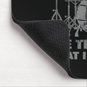 Funny Drumming Kunst für Männer Drumline Drum Set Mousepad (Ecke)