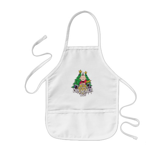 Funny Drums Christmas Design für Drummer Boy Kinderschürze (Vorne)