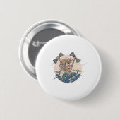 Funny Drums Design für Trommler Button (Vorne & Hinten)