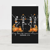 Funny Dry Bones Come Alive Ezekiel 37_5 Ballet Ske Karte (Vorderseite)