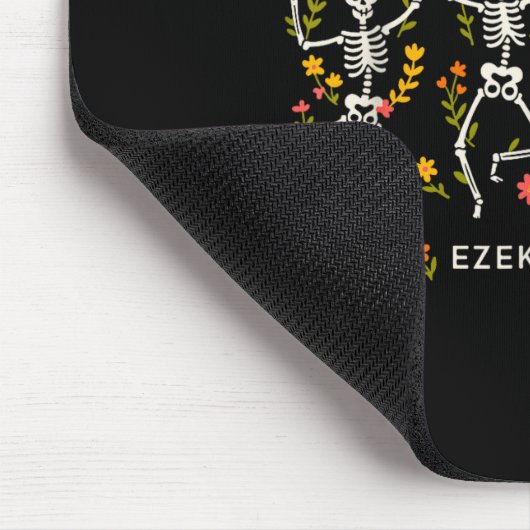 Funny Dry Bones Come Alive Ezekiel 37_5 Skeleton C Mousepad (Ecke)