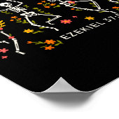 Funny Dry Bones Come Alive Ezekiel 37_5 Skeleton C Poster (Ecke)