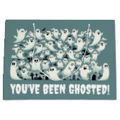Funny, du bist gehostet worden! Geister auf dem Fr Große Geschenktüte (Vorderseite)