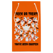 Funny, du bist gehostet worden! Gespenster Kleine Geschenktüte (Rückseite)
