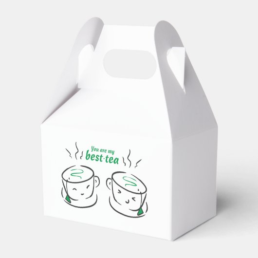Funny, du bist mein bester Tee, du bist meine Best Geschenkschachtel (Vorderseite)