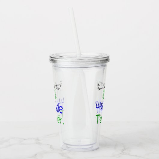 Funny, du kannst mir keinen 4. acryltrinkbecher (Links)