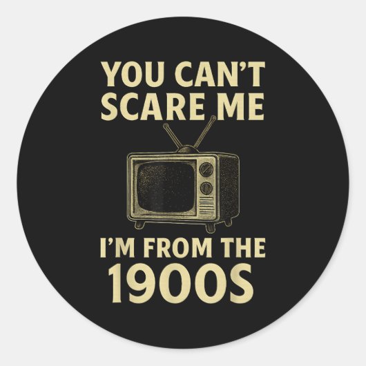 Funny, du kannst mir nicht sagen, ich bin aus den runder aufkleber (Vorderseite)