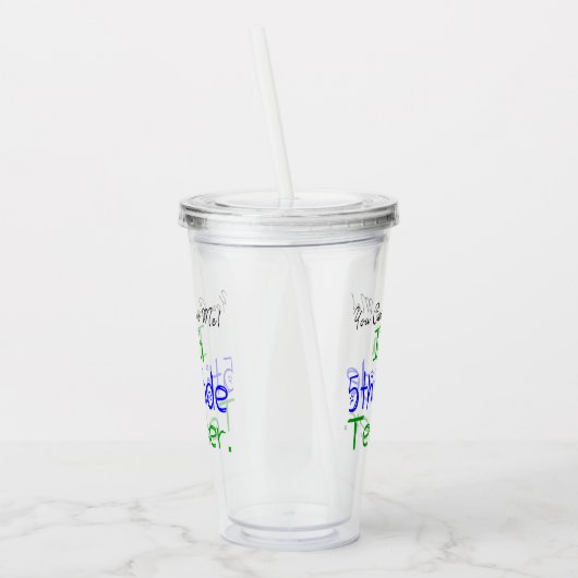 Funny, du kannst mir nichts ausmachen, ich bin Leh Acryltrinkbecher (Links)