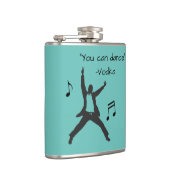 Funny " Du kannst tanzen " ( Wodka betrunken lügt  Flachmann (Rechts)