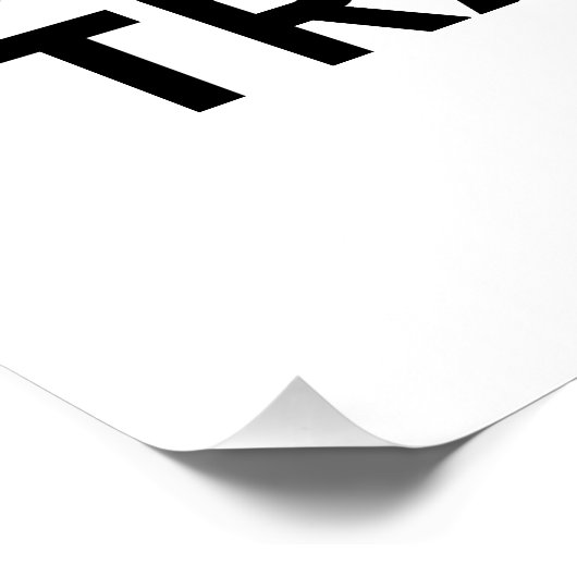 Funny Du musst nicht verrückt sein, um hier zu arb Poster (Ecke)