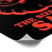 Funny, du solltest die Größe meines Sackes Santa C Poster (Ecke)