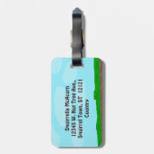 Funny, du tust mir Nüsse Eichhörnchen Puff Gepäckanhänger (Rückseite vertikal)