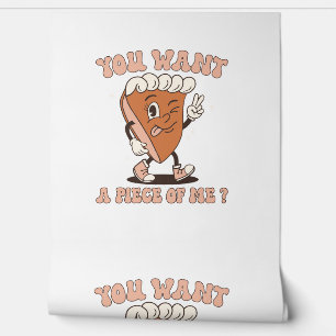 Funny, du Will ein Stück von mir Kawaii Pumpkin Pi Tapete
